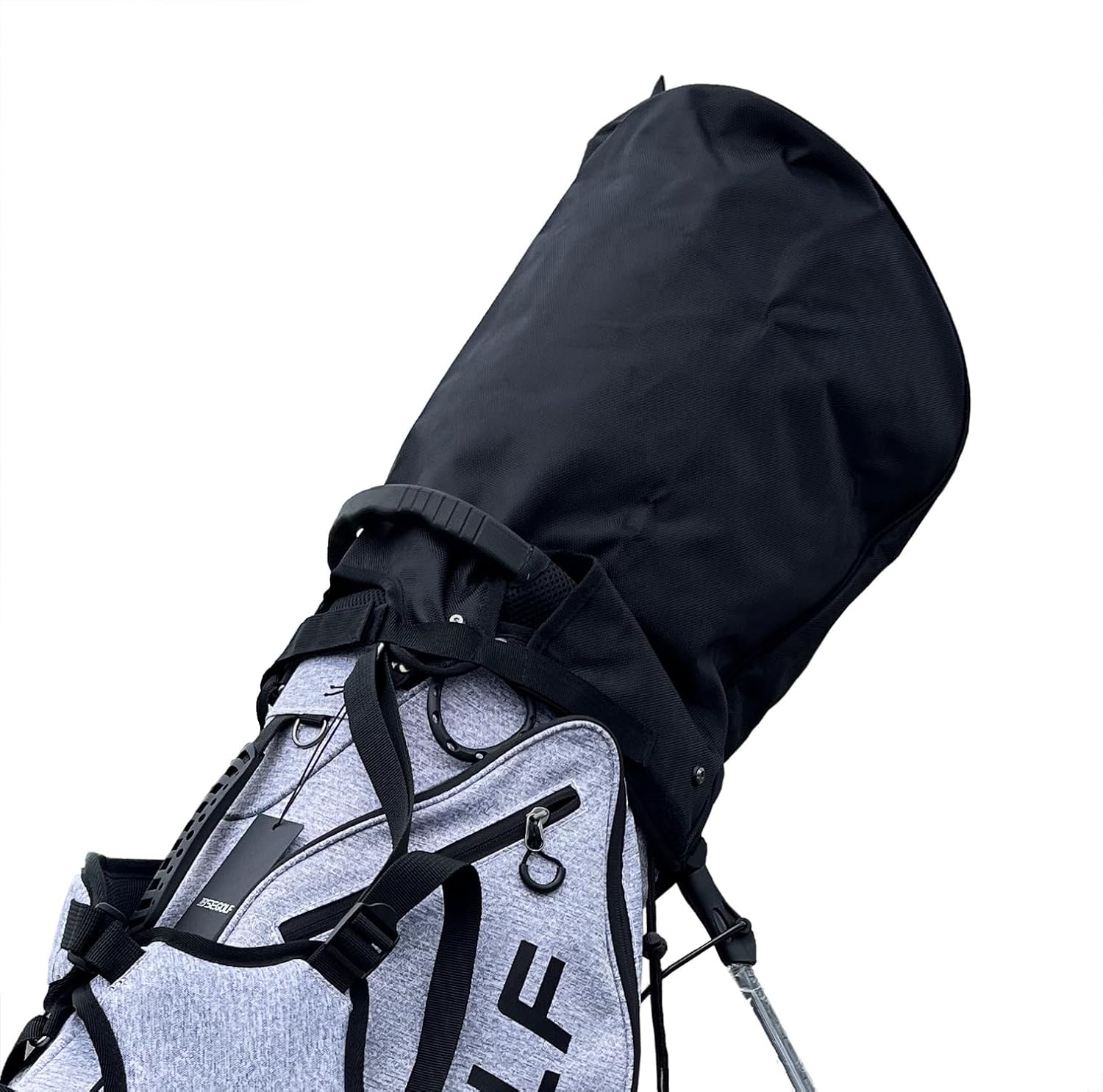 BOYEA & SKULLEAP Golf Bag Cover Rain Cover/Hood with 4 Active Snap Buttons fits Most 8.5-9inch Golf Bag Durable Material Waterproof dustproof Easy Access