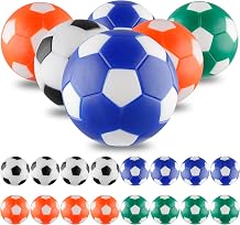 Lot De 6 Ballons Baby-Foot 32 Mm – Balles Colorées ABS, Mini Ballons Table Soccer Pour Enfants & Adultes