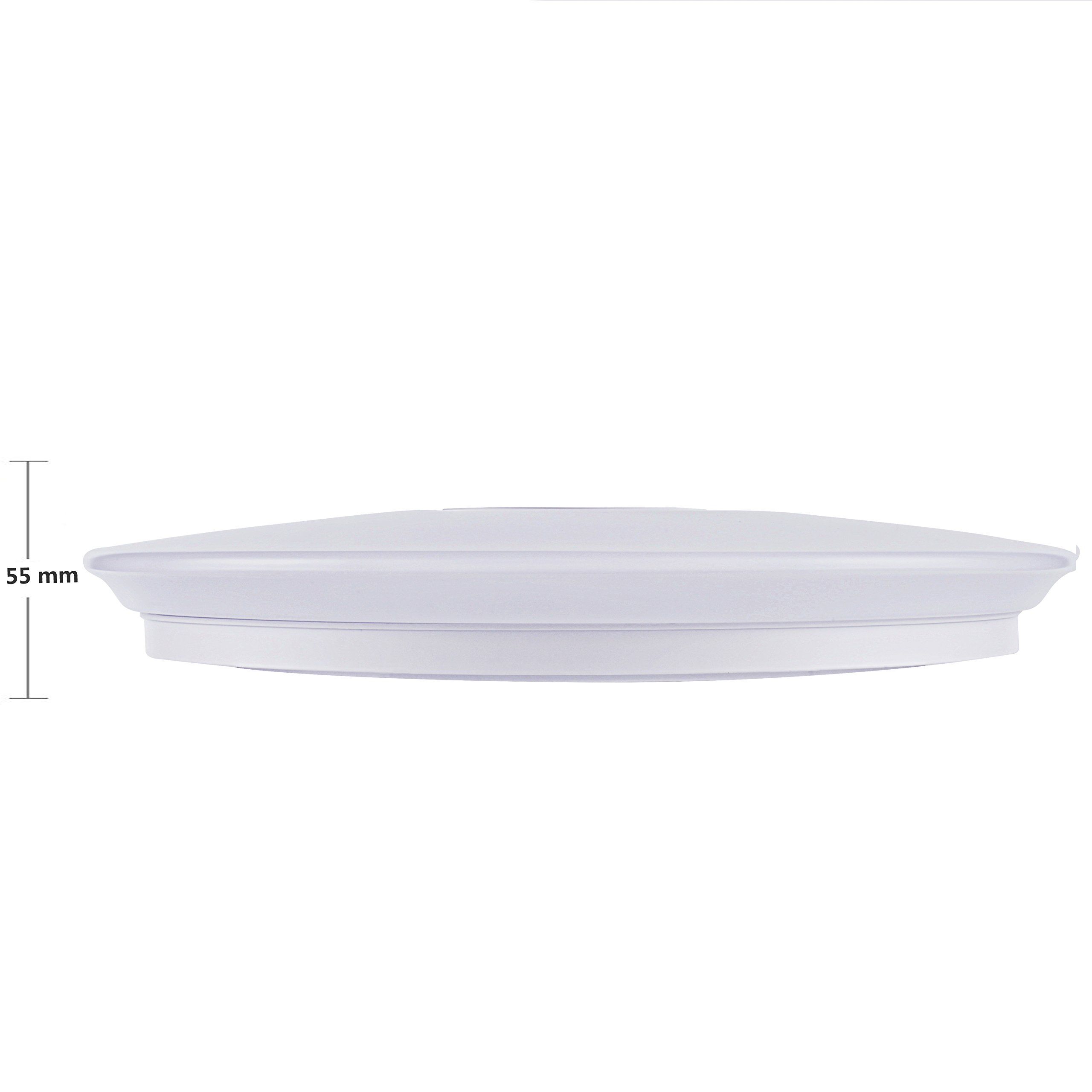 Plafoniera a LED Soggiorno Dimmerabile Soffitto Lamp + Musica il Bluetooth Oratore, 24W Lampada con telecomando Cucina acrilica Sala da pranzo Ufficio scala Soggiorno Lampadari per Feste Yoga Relax
