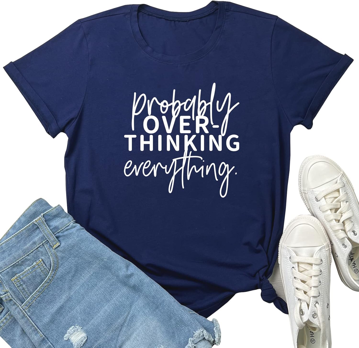 ROSEPARK Women Cotton Graphic Tshirts Cute Soft Tees