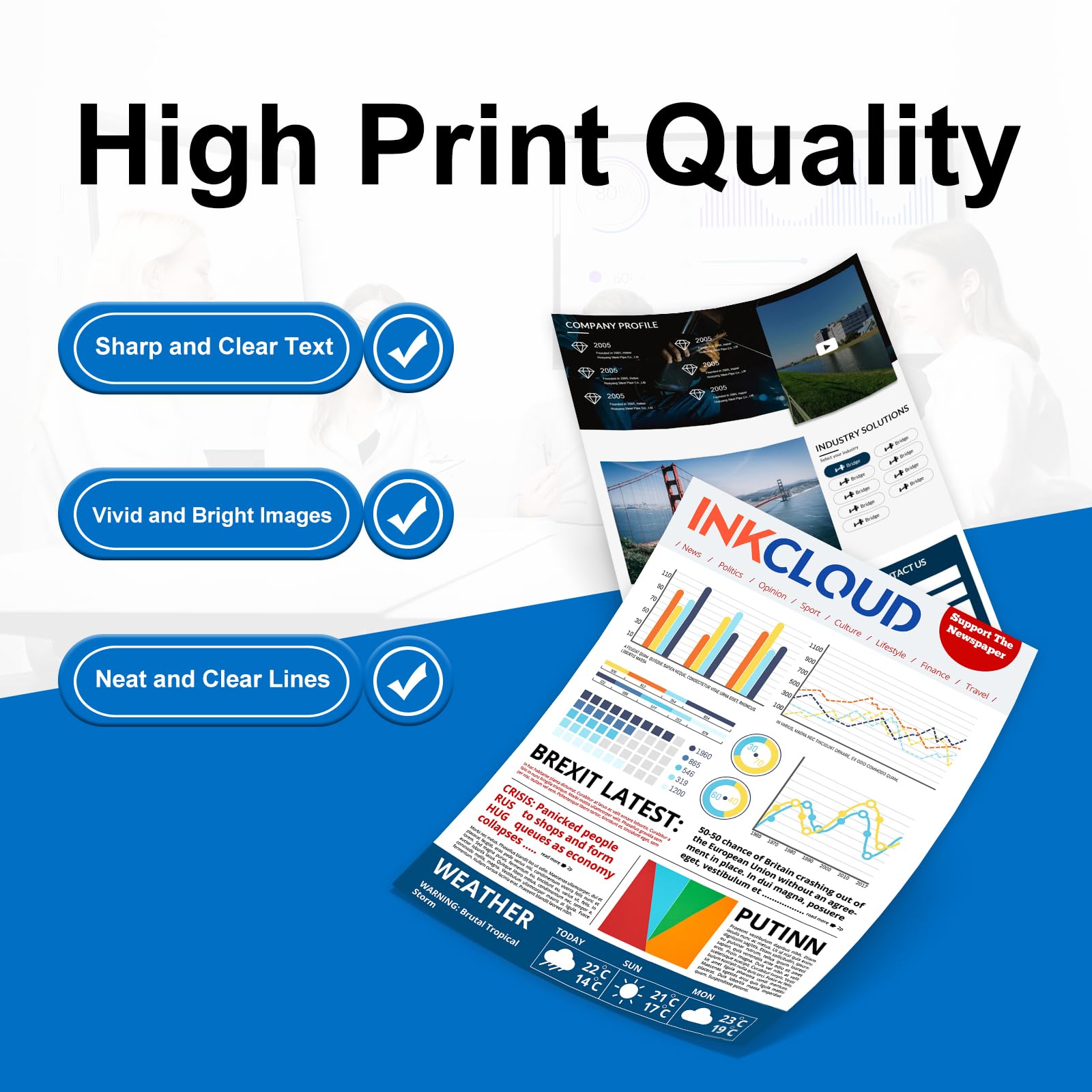 TN910 TN-910 - Set di toner di ricambio per Brother TN-910 TN910, confezione da 4