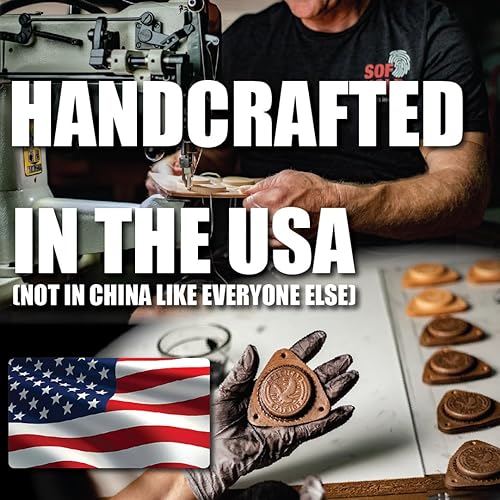 Miniatura 10 de Soporte magnético para pistola para vehículo y hogar, fabricado en Estados Unidos, cuero hecho a mano, resistente y resistente, soporte magnético de