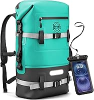 Vista 18 de STOVER 5/10/25/30/40/55L Waterproof Dry Bag- Roll-Top Backpack w/Phone Case- Kayaking, Hiking, Camping, Boating- Men/Women