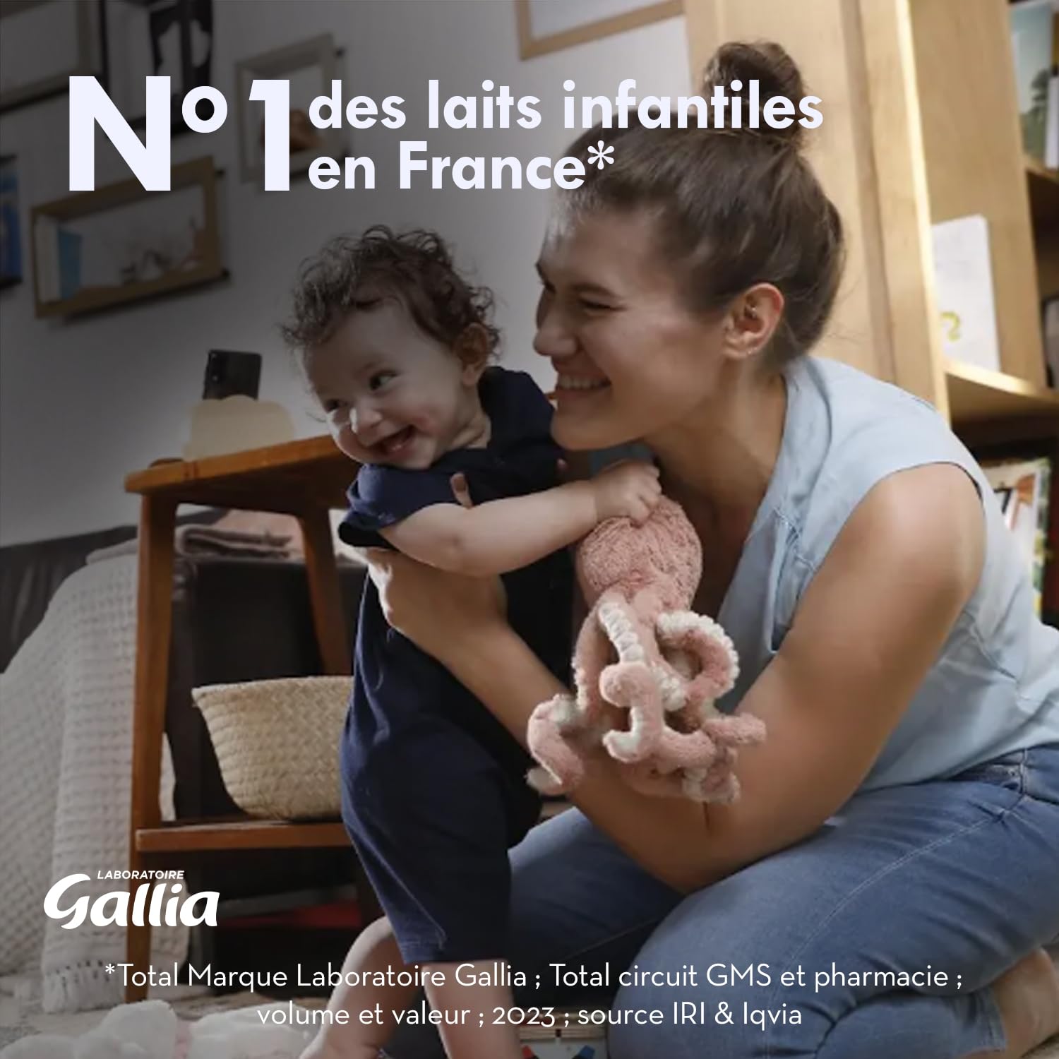 Laboratoire Gallia Lait infantile Calisma Junior 4ème âge Lait de Croissance en Poudre 3x830g Dès 18 Mois