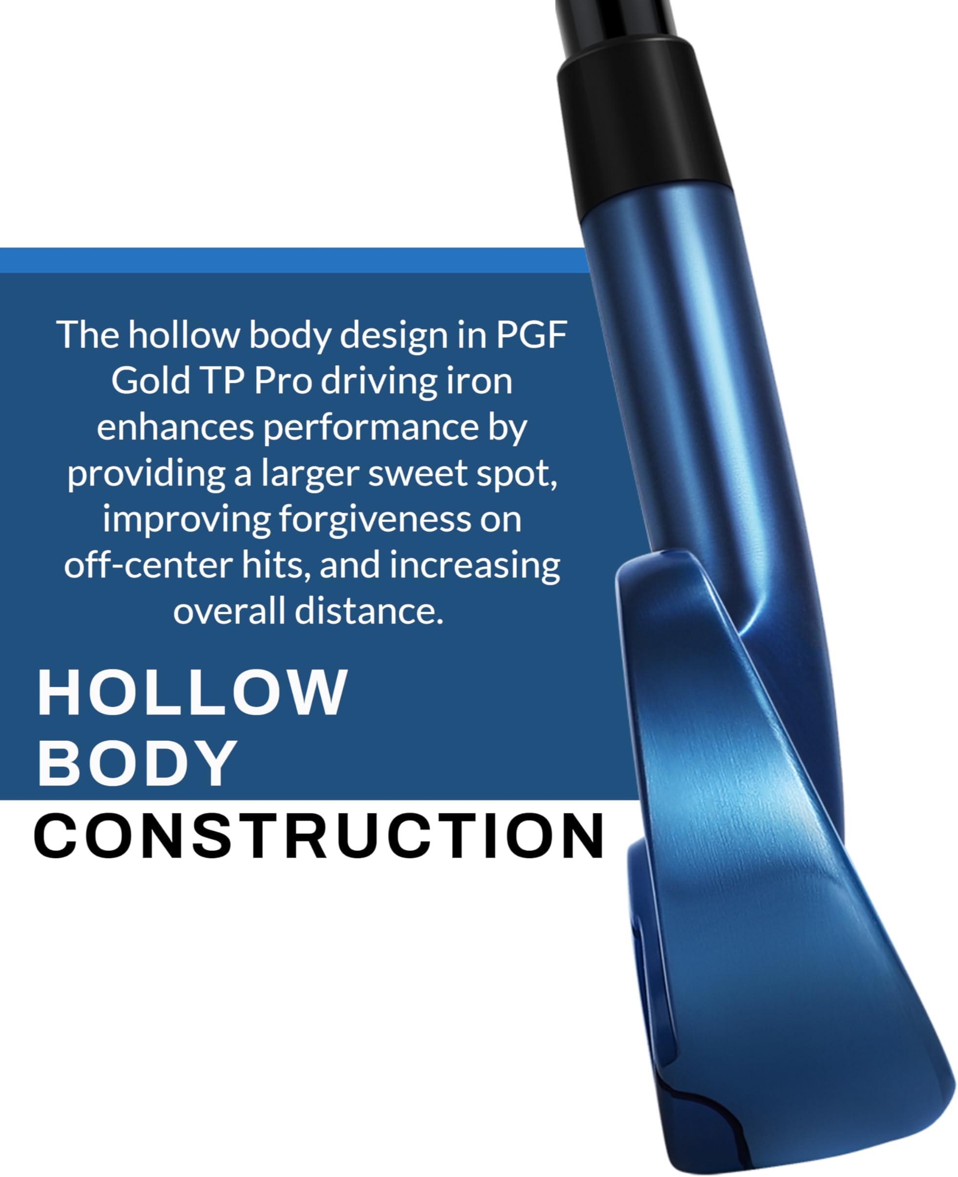 PGF Gold TP Horsepower Pro Forged Individual Iron [Utility Driving Iron]