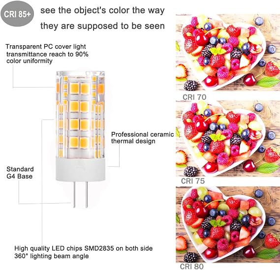 KAKEMONO G4 LED Bulb 4W 2700K Warm White 12VAC/DC