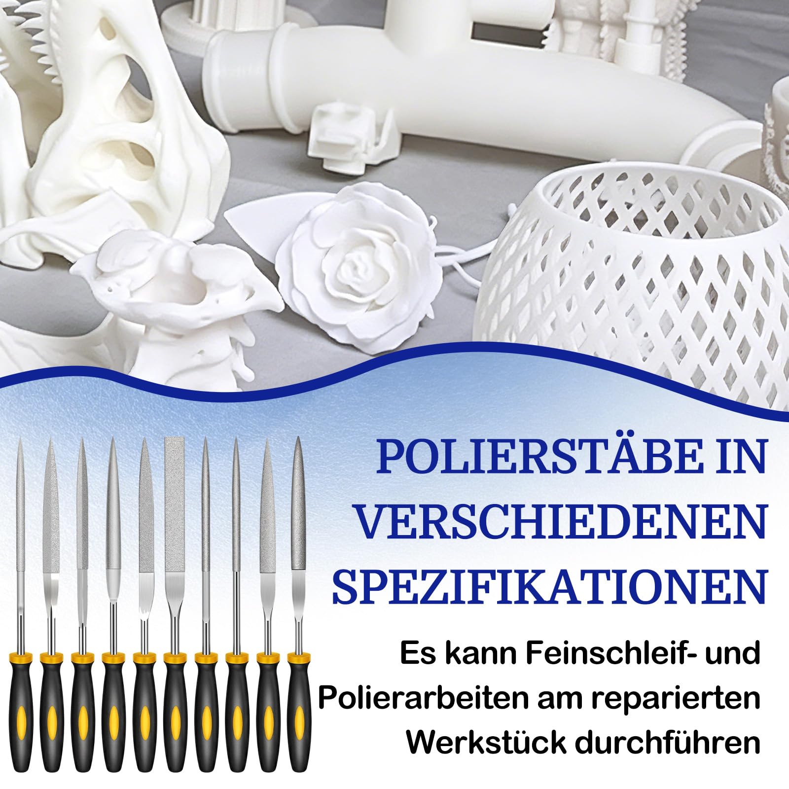 32 Stück Entgrater Werkzeug für 3D Drucker, Professionelles 3D Druck Zubehör, Entgratungswerkzeug, 3D Druck Werkzeug für Heimwerkerarbeiten, Modellbau, Reinigung und Polieren