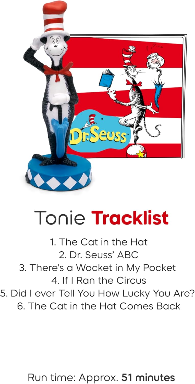 Tonies The Cat in The Hat Audio Toy Figurine