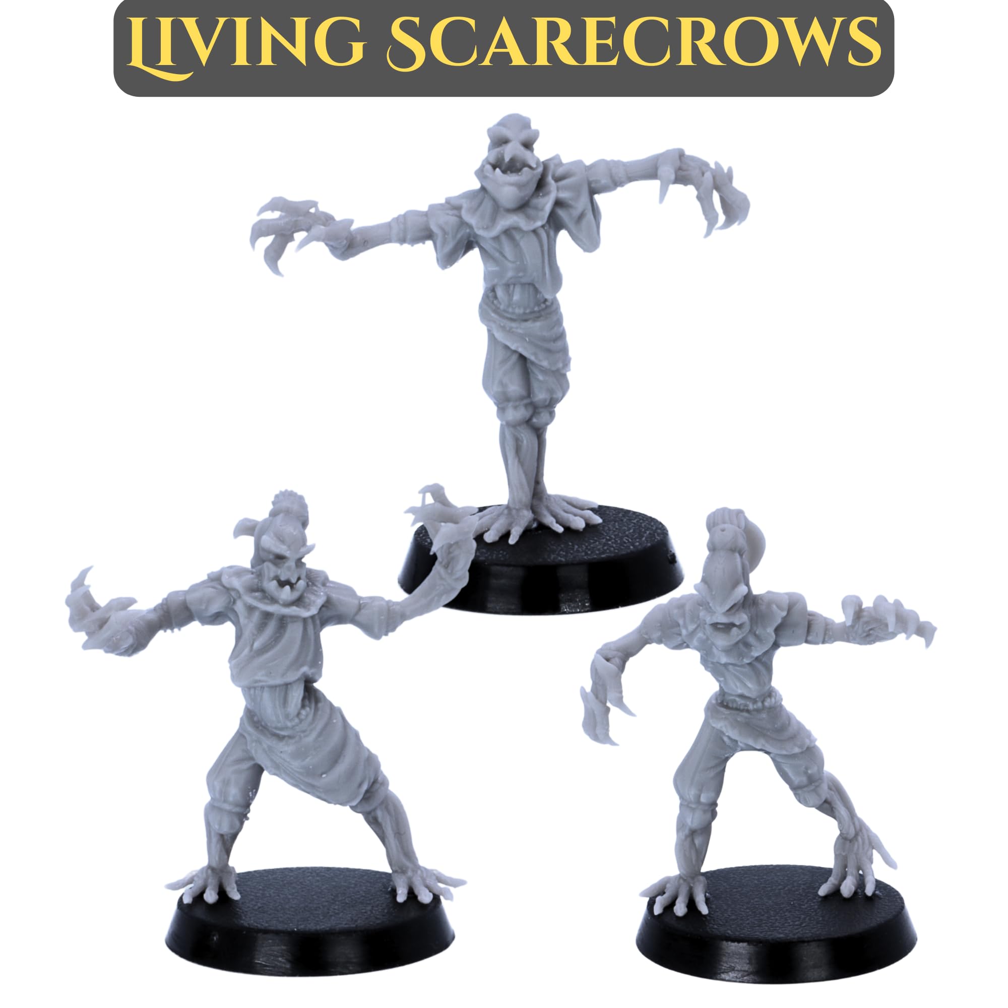 Forged Terrain Fantasy Miniatures 40-Figure Set - 28mm Scale Resin Miniature Figures for D&D, Pathfinder & More - Image 4