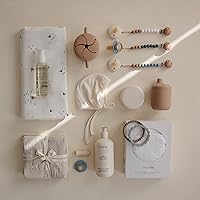 Vista 20 de mushie 100% Silicone Baby Pacifier Clip BPA Free Eva (Powder)