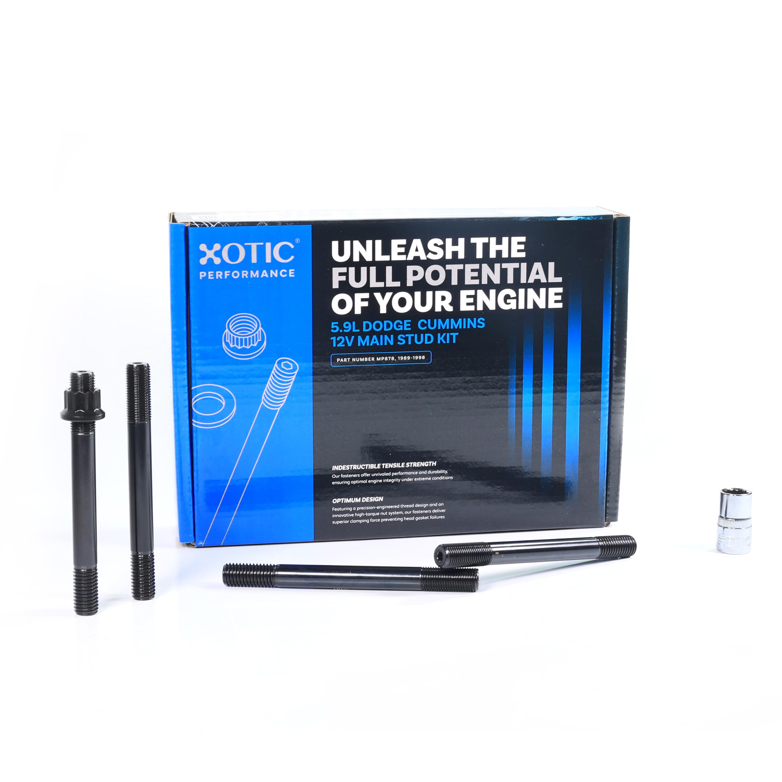 Xotic PerformanceMain Stud Replacement Kit for 5.9L 12V Dodge Cummins 1989-1998 - ™ MP878