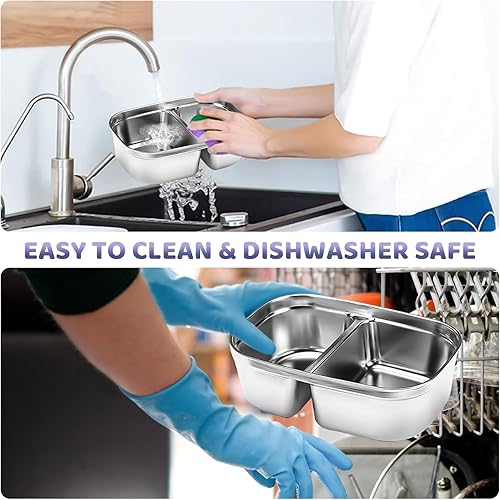 Vista 4 de MDHAND Electric Lunch Box Food Heater,Faster Heated Lunch Box Food Warmer 110V/12V/24V Self Heating LunchBox for Work/Car/Outdoors,Portable Heated