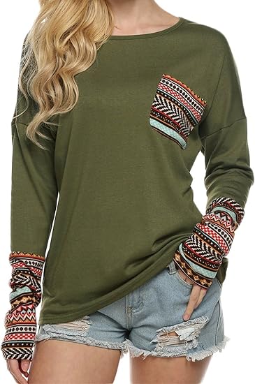 T-shirts Blouse Tops : Amazon.ca 