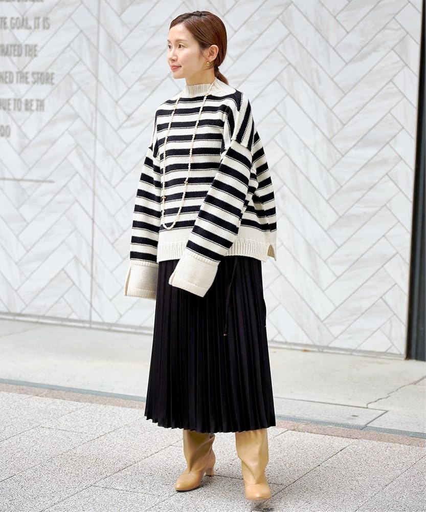 イエナライトツイルプリーツスカートBlack 36 