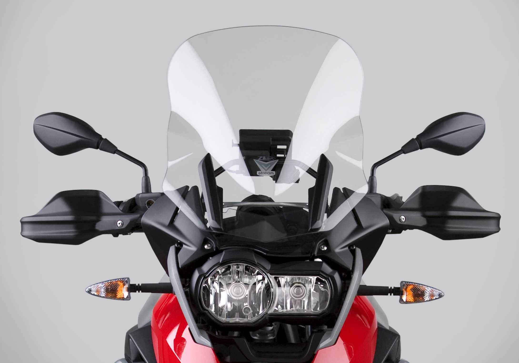 ZTECHNIK Windshield VStream Für BMW R 1150 RT 2001-2004 – 43x55 Cm, Lexan Polycarbonat, Mit ABE