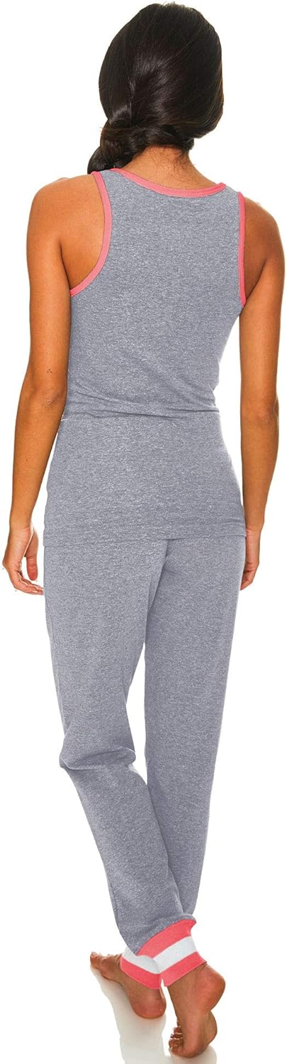 U.S. Polo Assn. womens Top and Pajama Pants Lounge Sleepwear Set - Image 2