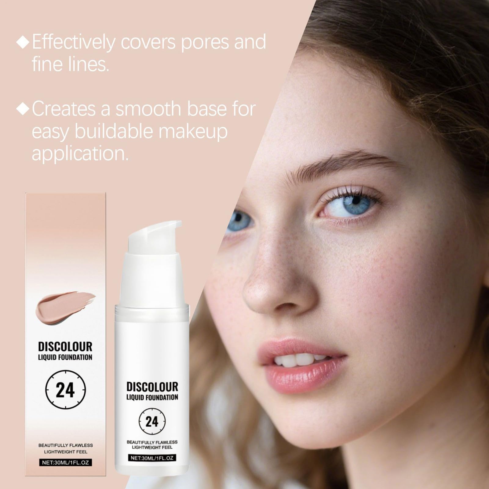 Farbwechselnde Foundation Wasserfeste langanhaltende feuchtigkeitsspendende | Foundation Makeup Liquid Concealer Base für Frauen Männer Arbeit Reisen Party Geburtstag Hochzeit
