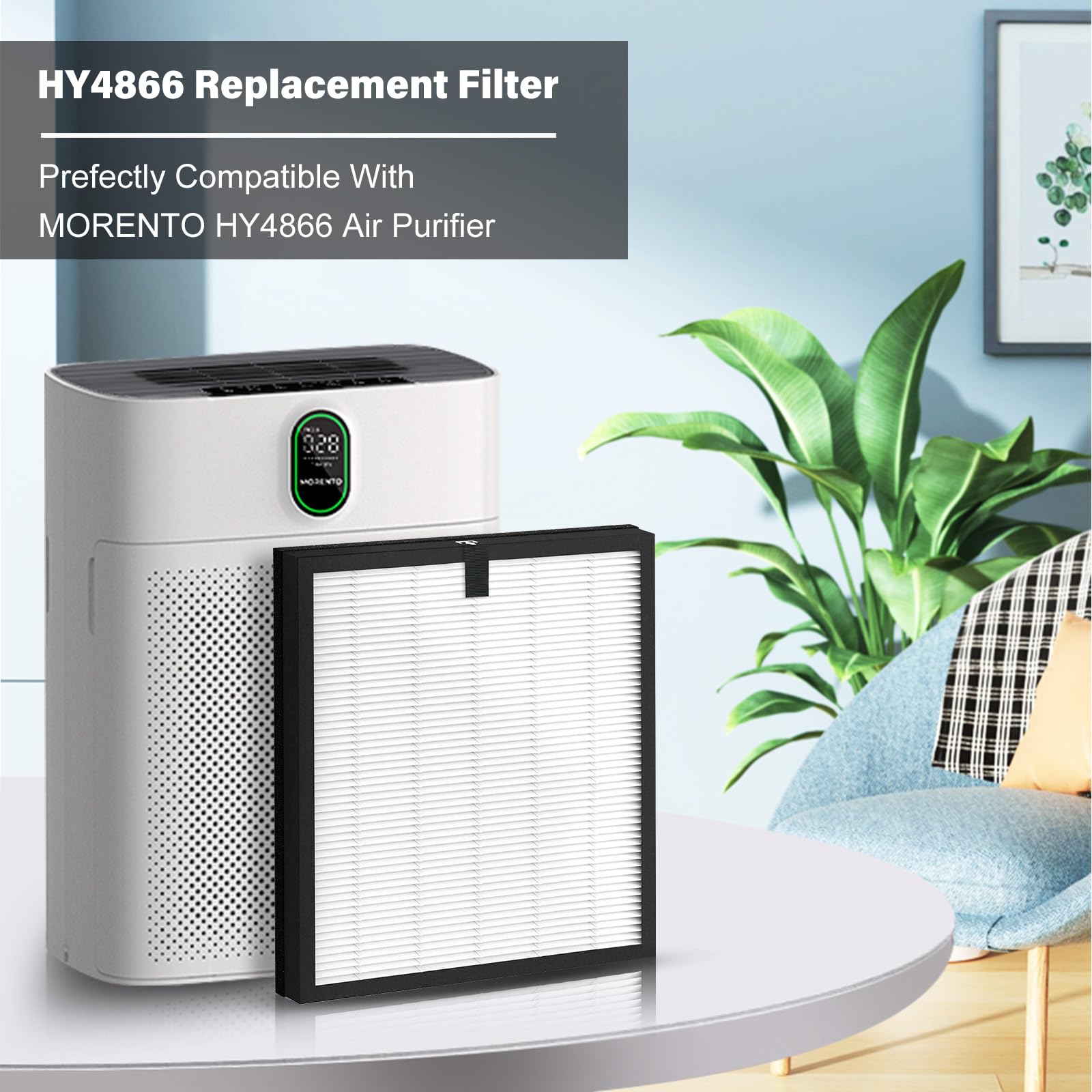 5 Filtres HEPA Vhbw Pour Xiaomi Air Purifier - Compatible 2H, 3H, Pro, 2, 3, 2C, 3C - Filtration 99.97% Des Particules - 10