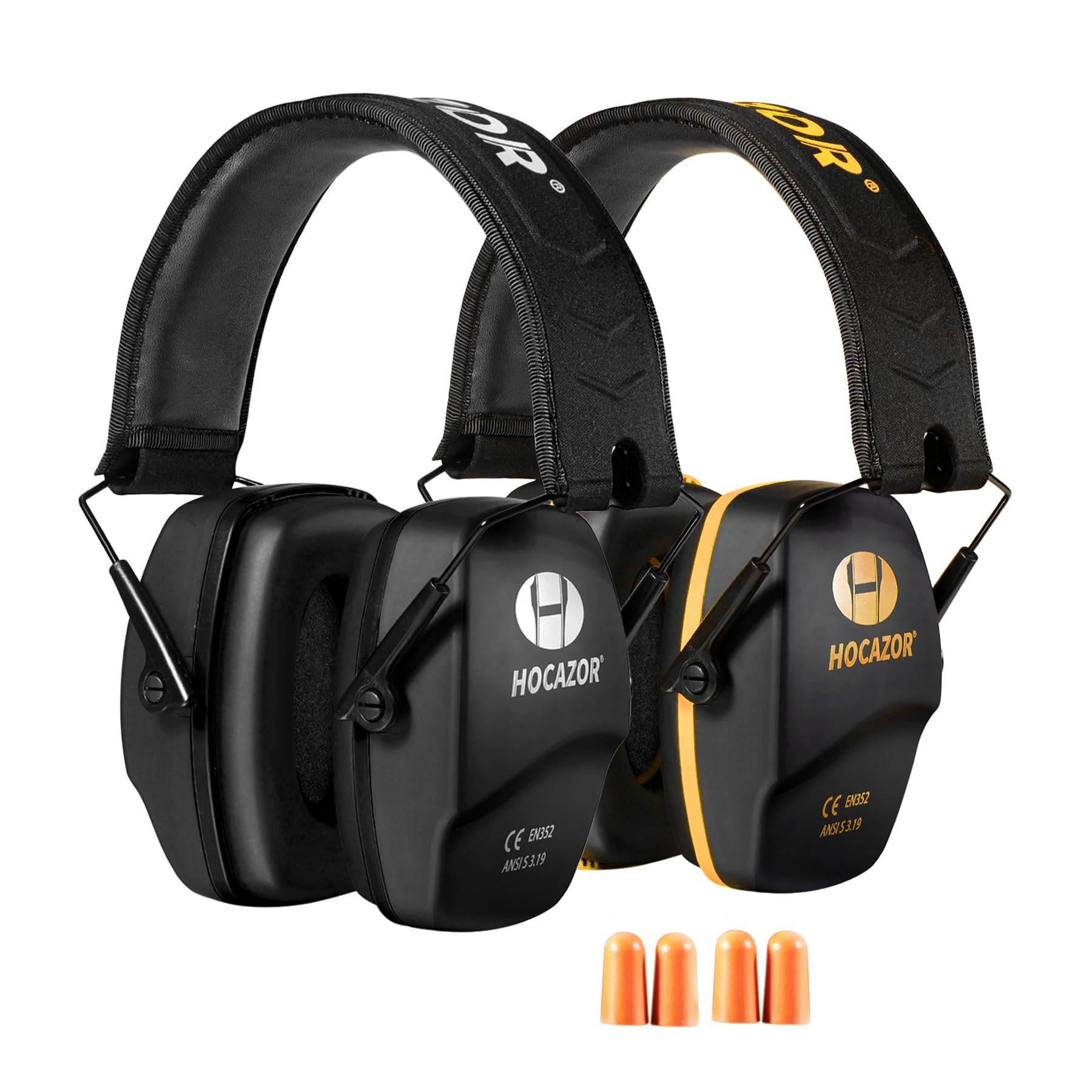 Lot de 2 protections auditives HO1006 pour tir