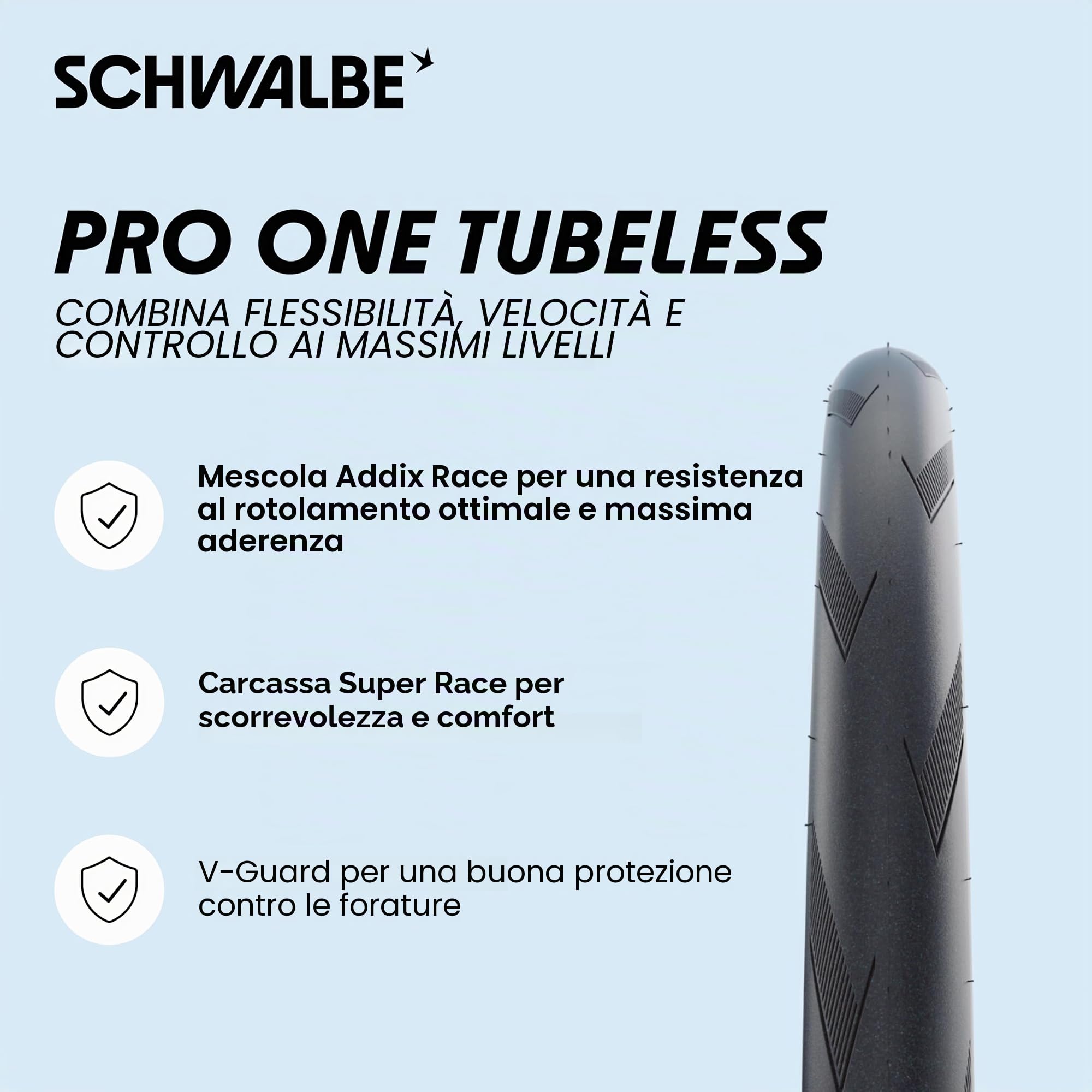 Schwalbe Pro One TLE Evo Faltreifen // 28-622 (700x28C) Super Race