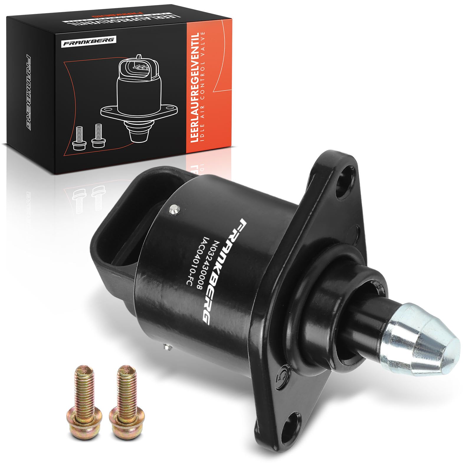 Frankberg Vanne de régulation du ralenti 95644634 | Compatible avec: Rapid Kasten/MPV F40 G40, 205 I Cabriolet 20D 741B, AX ZA-, Saxo S0 S1, 306 7B N3 N5, 106 II 1A 1C