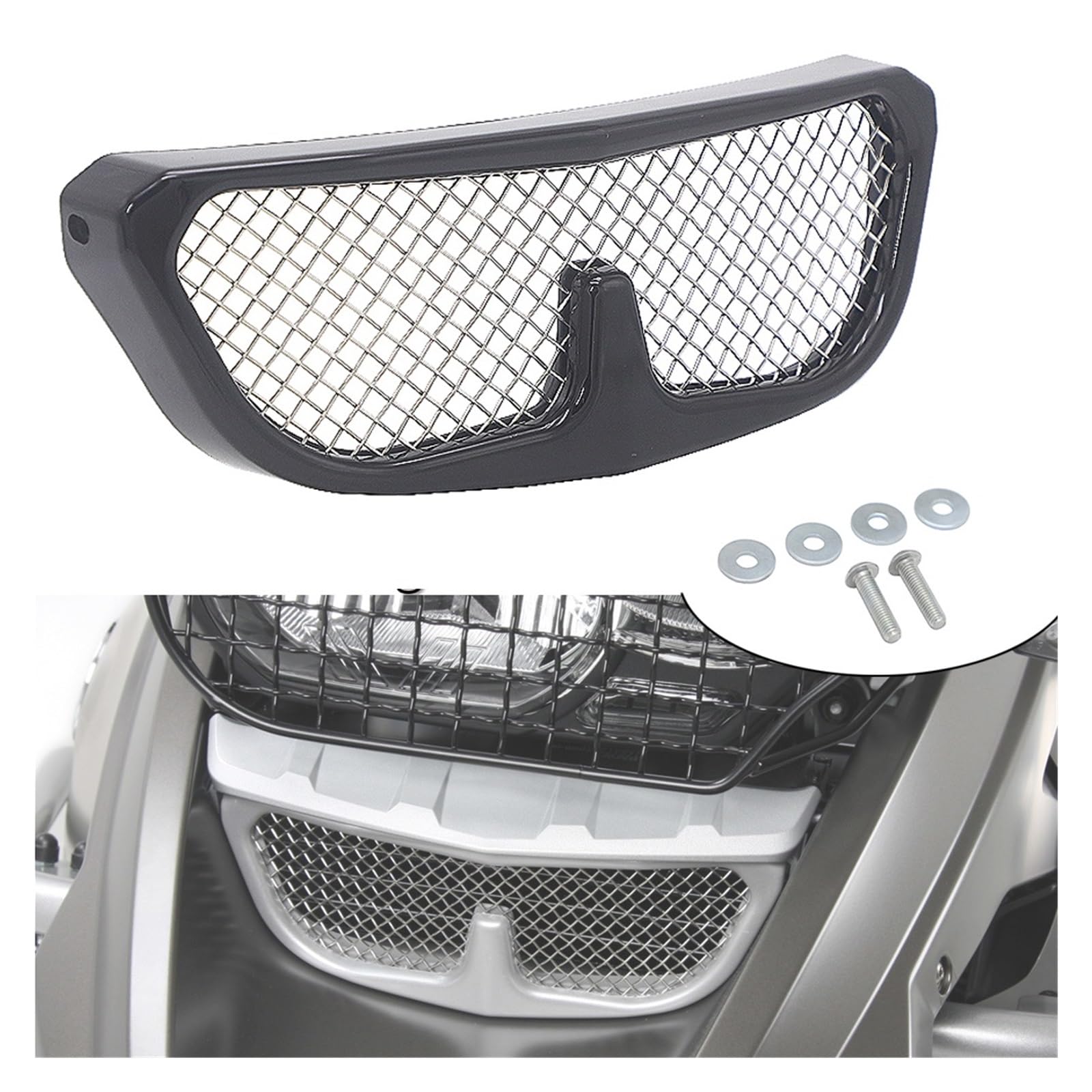 Akcesoria motocyklowe kompatybilne z R1200GS R 1200 GS Grill olejowy osłona chłodnicy 2008-2013 2012 2011 2010 2009 (Color : A, Size : 5)