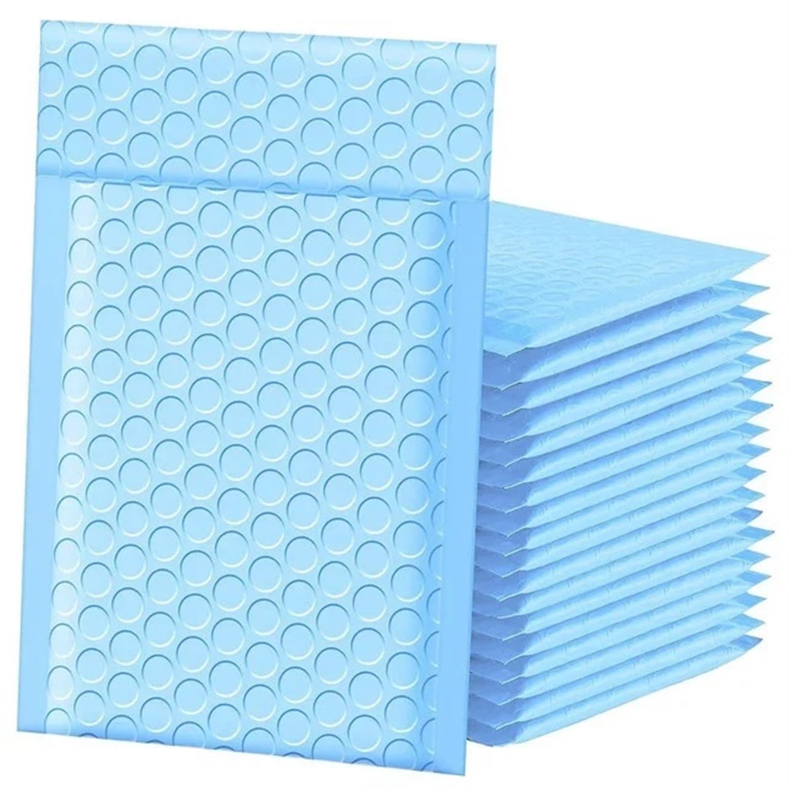 Luftpolstertaschen 100 Pcs Bubble Mailers Padded Envelopes Self Seal Mailing Envelopes Mailers Shipping Envelopes Packaging for Business FüR CDs & Schmuck & Kosmetik(Blue,18 * 23cm)