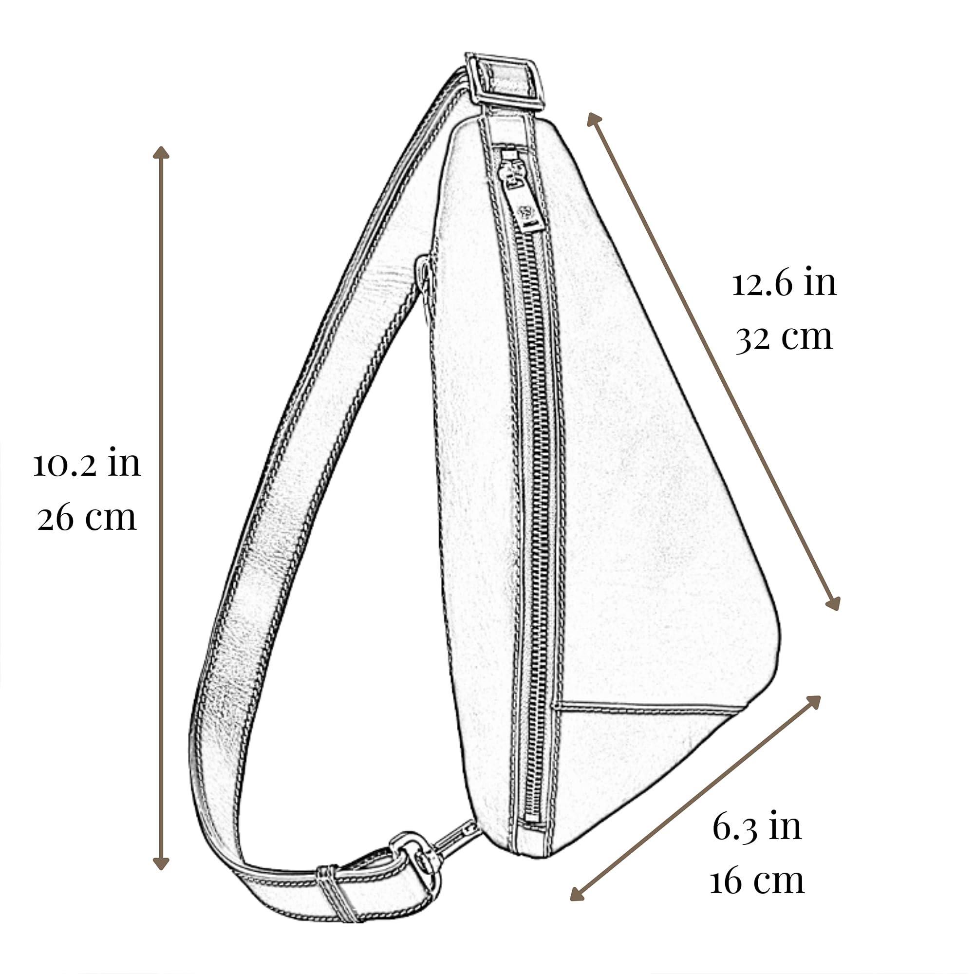 Time Resistance Bolso Bandolera de Cuero - Bolso de Cuero de Plena flor - Bolso de Pecho para Hombres y Mujeres