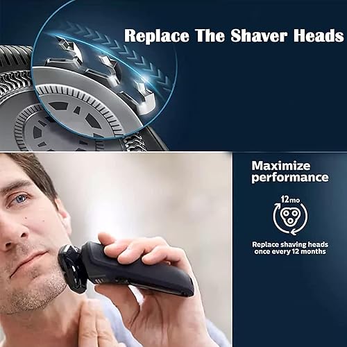 Miniatura 8 de SH7071 - Cuchillas de repuesto compatibles con las afeitadoras Phillips Series 7000, cuchillas de repuesto SH70 compatibles con cabezales de