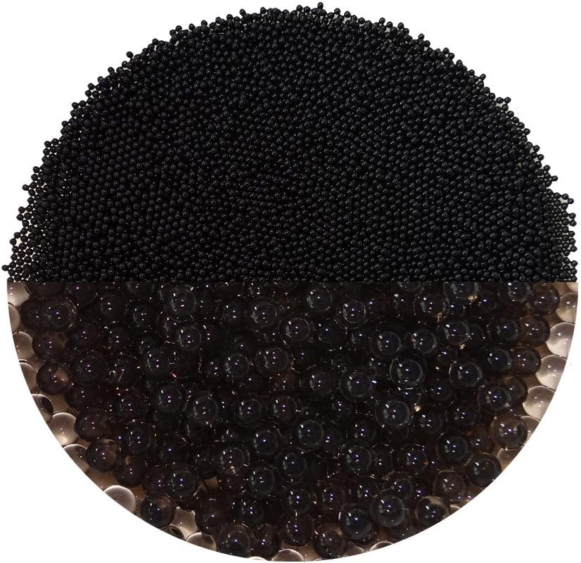trendfinding 100 g water-retaining decorative granules black, grain size 1.5-2 mm, decoration for flowers and plants, 10 litres, very economical, versatile use
