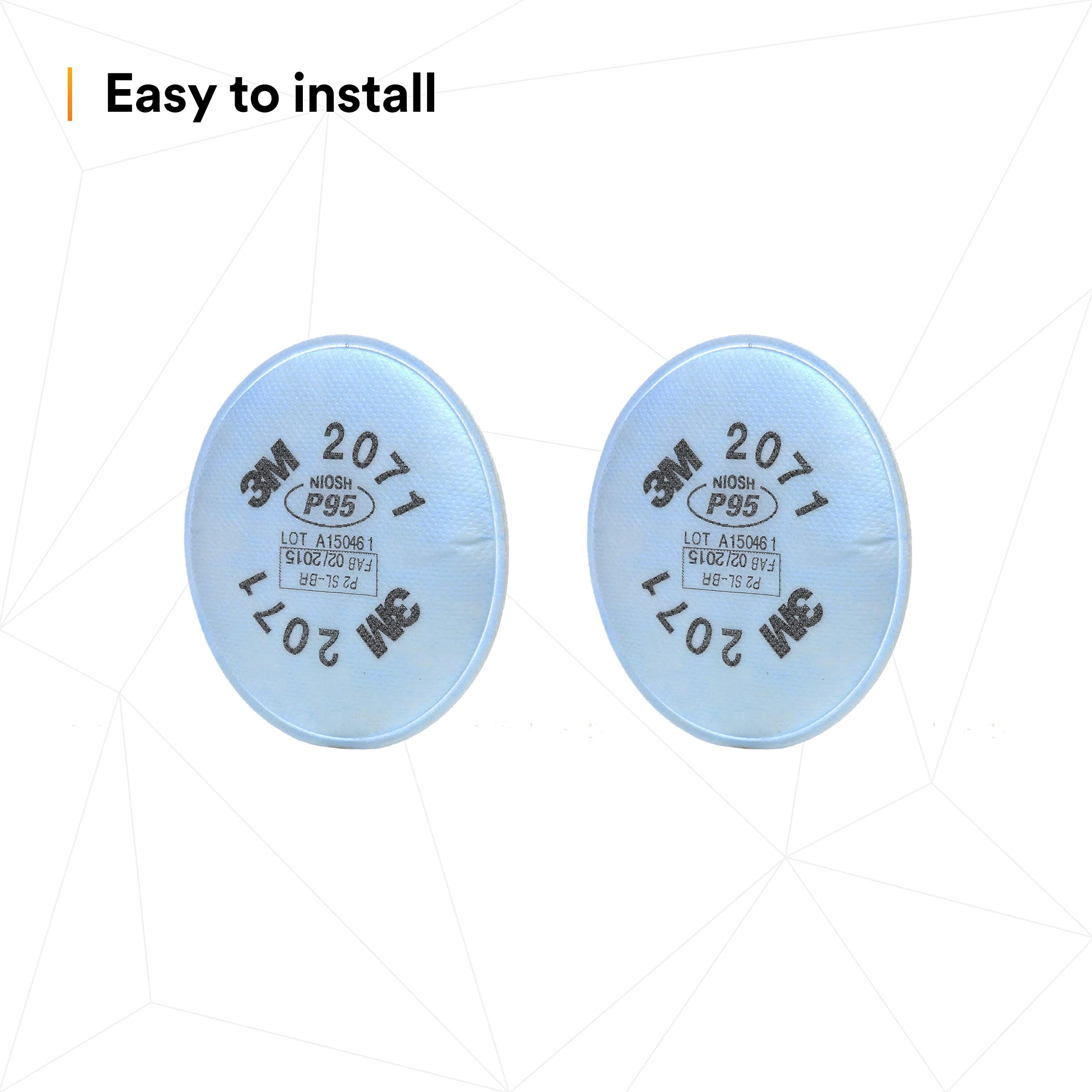 3M P95 Respirator Filters - 50 Pairs -7