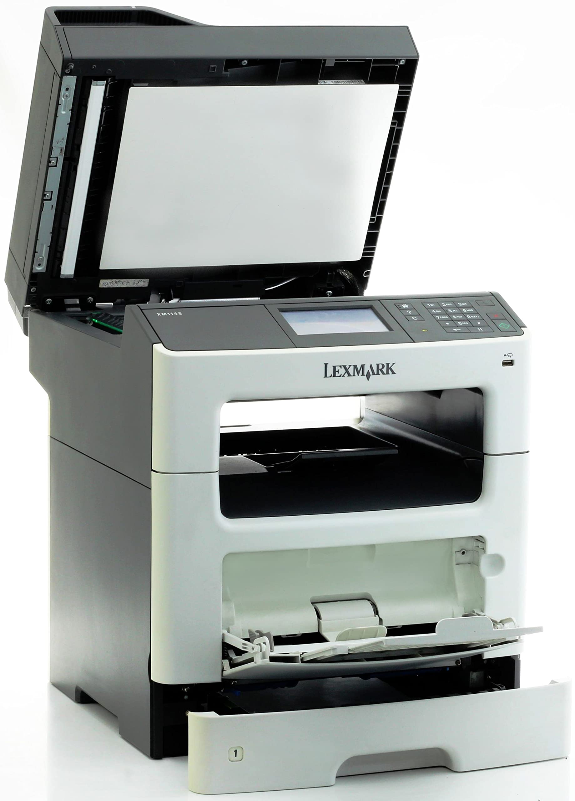 Lexmark XM1140 Laser 38 ppm 1200 x 1200 DPI A4 - Multifonctions (Laser, 1200 x 1200 DPI, 300 Feuilles, A4, Impression directe, Noir, Blanc)