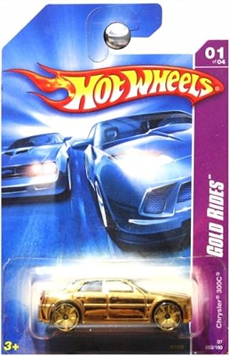 Hot Wheels 2007 Gold Rides Chrysler 300 300C Lámina de oro