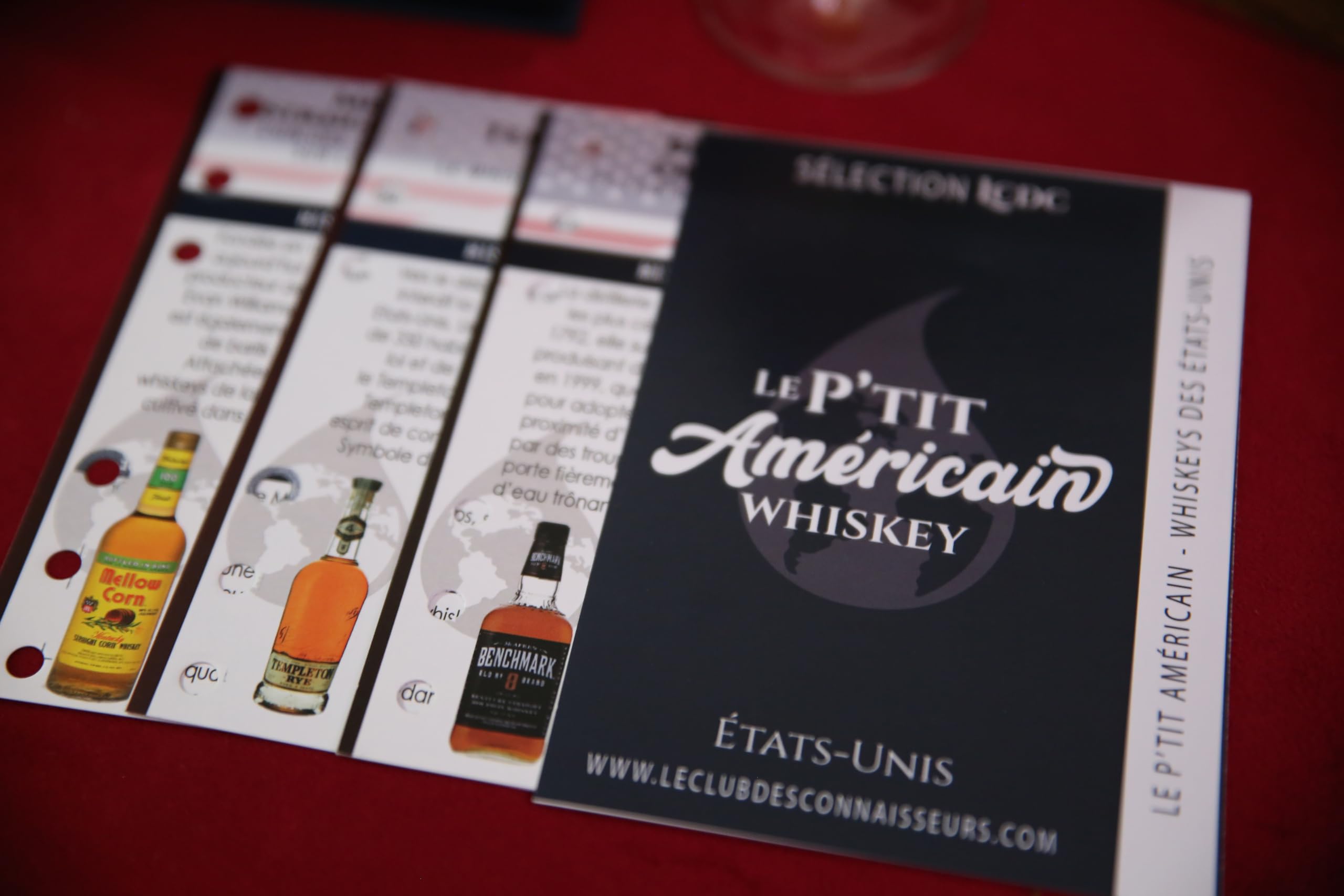 Le P'tit Américain - Coffret Dégustation Whisky Etats - Unis 3 x 40ml - Le Club Des Connaisseurs