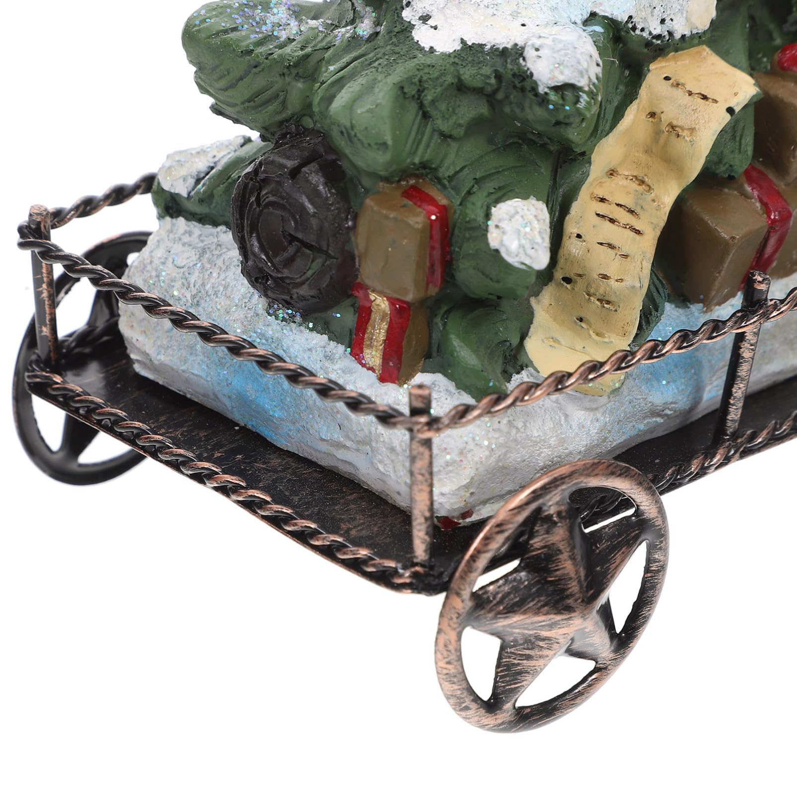 3piezas Decoraciones Navideñas Juego De Trenes De Resina para Escritorio Adorno De Tren Navideño Decoración Festiva De Mesa para Fiestas Navideñas