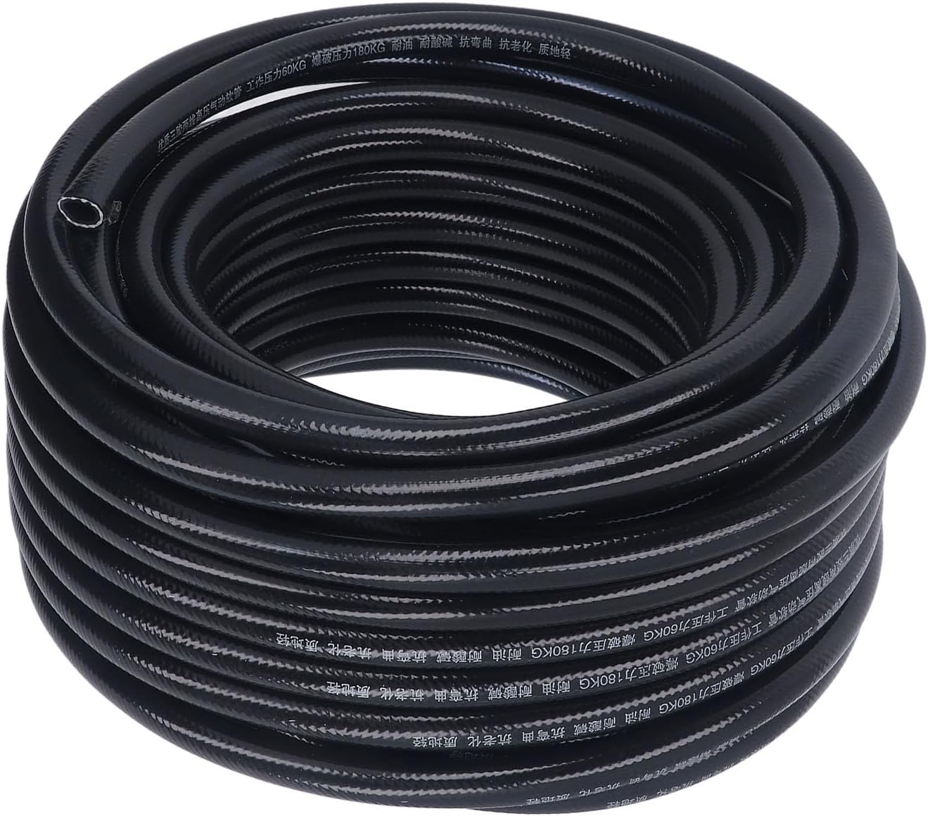 Self Sinking Aeration Hose, 100 Feet 3/8 Inch Pond Aerator Hose Kit Water Lake Aeration Hose with Barb Fitting and Clamps