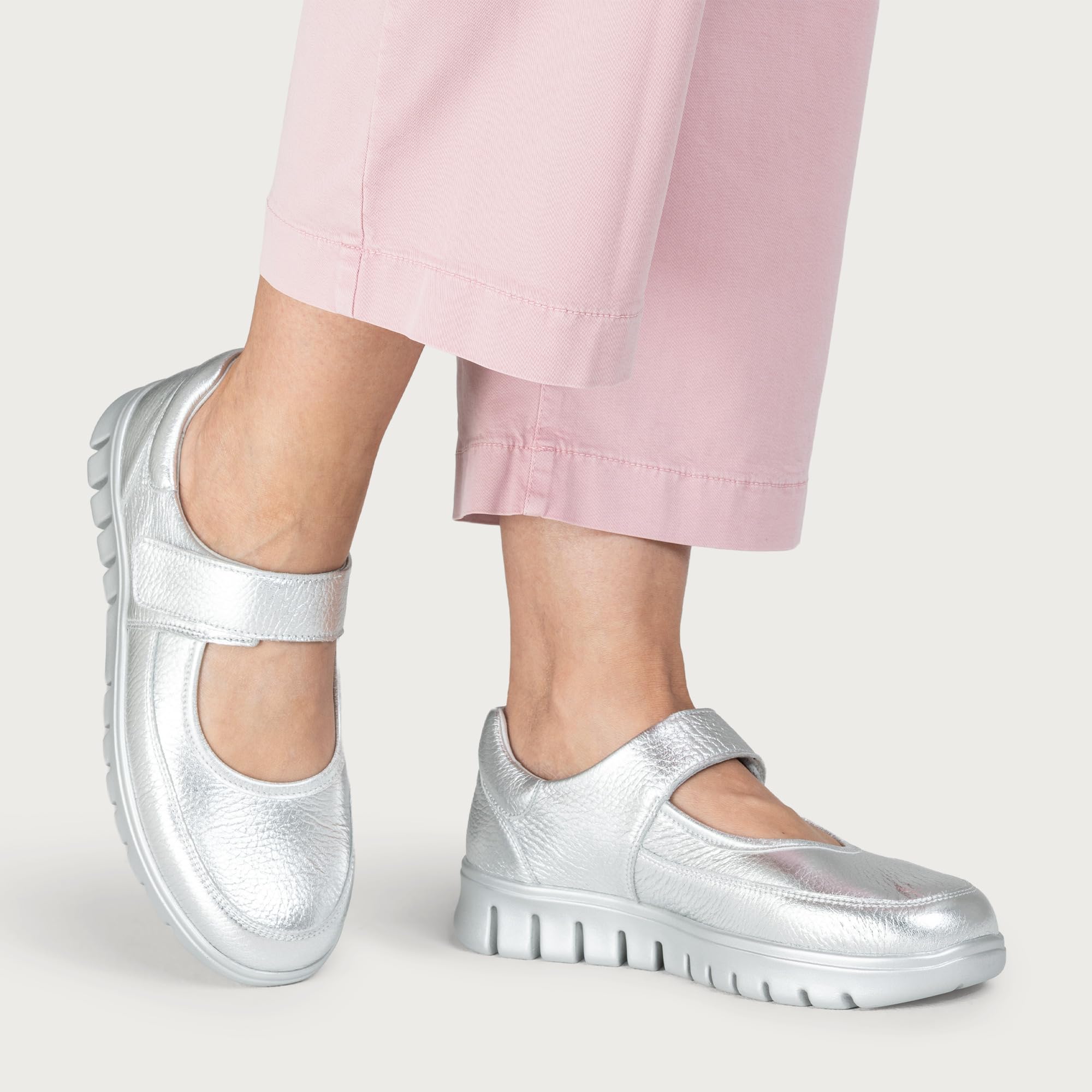 VITAFORM Mary-Jane Hirschleder Damen Weite H Supersoft