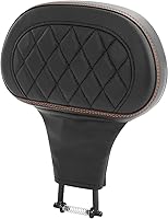 Vista 15 de SLMOTO Asiento de pasajero de perfil bajo con costuras hexagonales para Harley Touring Road King Street Glide Road Glide Electra Glide CVO 2009-2023