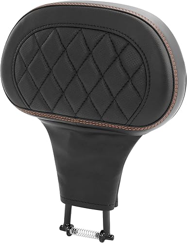 Miniatura 15 de SLMOTO Asiento de pasajero de perfil bajo con costuras hexagonales para Harley Touring Road King Street Glide Road Glide Electra Glide CVO 2009-2023