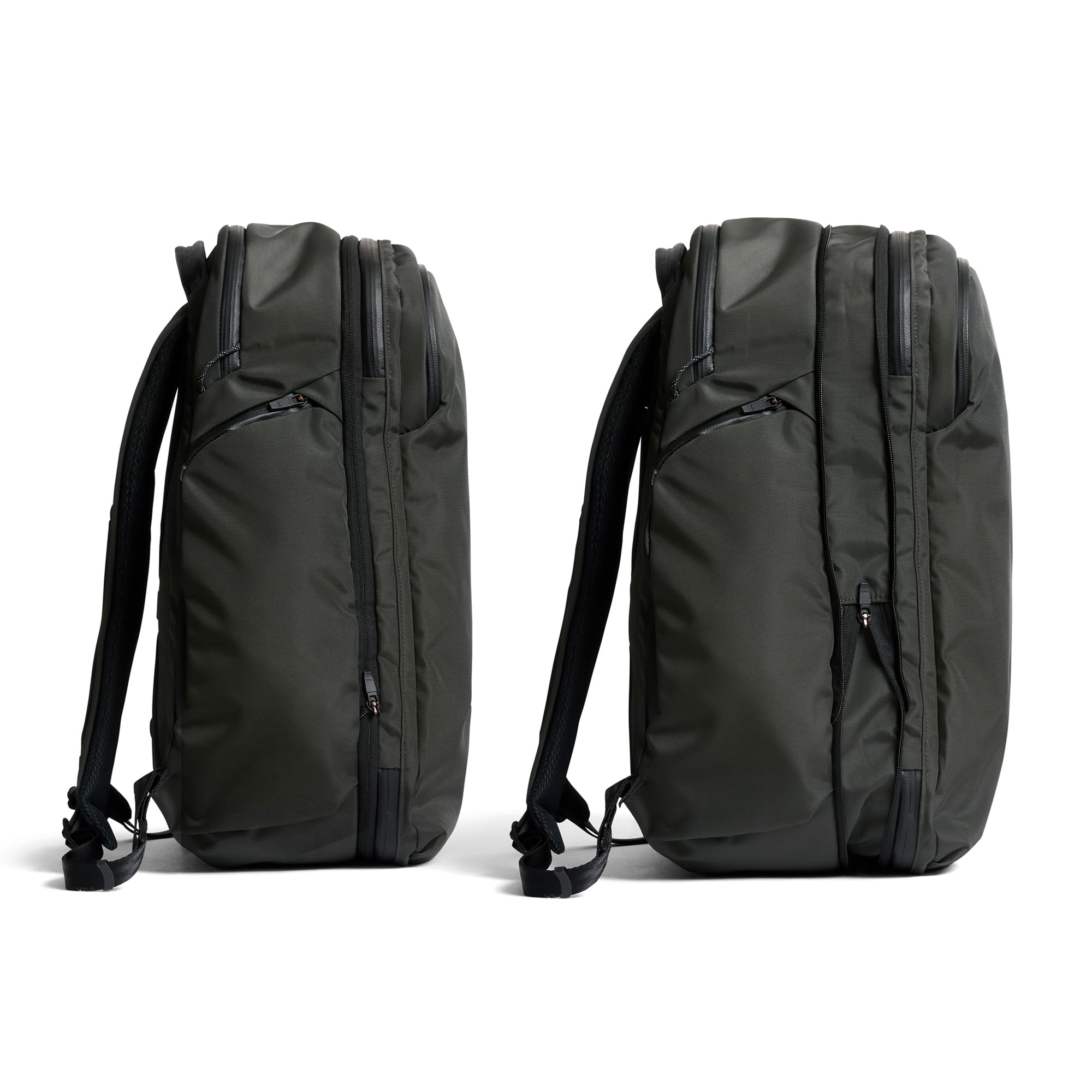 Bellroy Transit Travel Pack Pro 30–38L, Mochila de viaje de cabina - Olive | Mochila de viaje de cabina 30–38L con funda para portátil, protección RFID y bolsillo con cremallera para botella