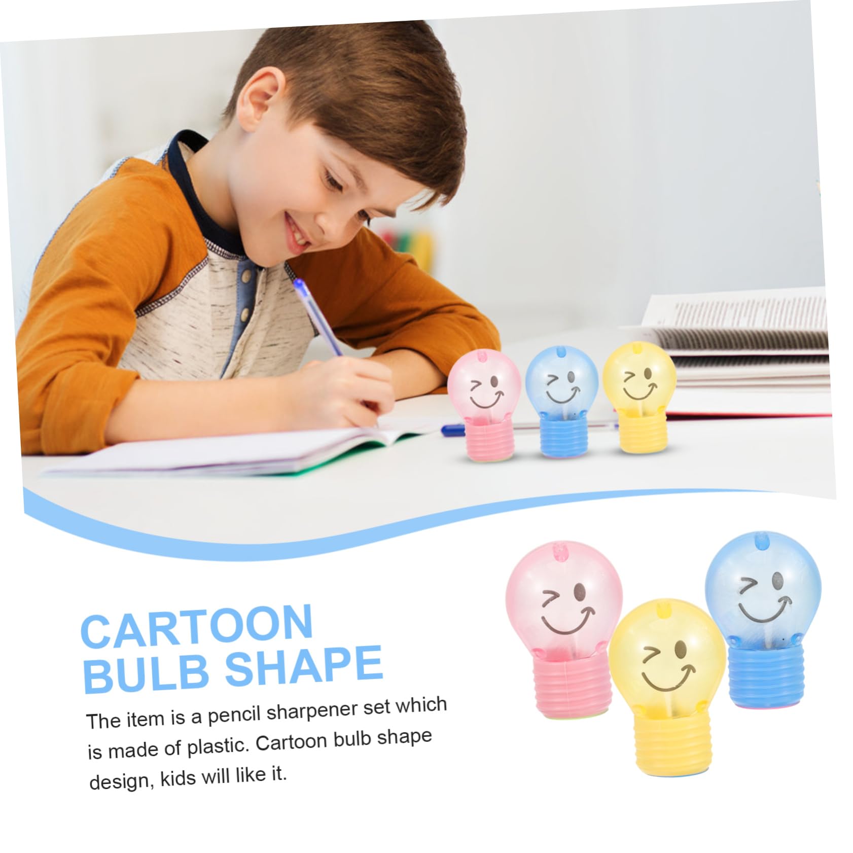 NUOBESTY 30pezzi Temperamatite Portatile e Utensili Per Per Scuole Cartoon Assortito