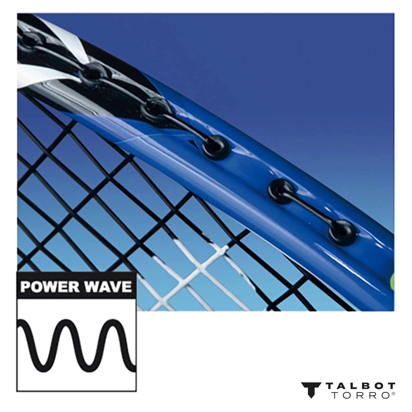 Talbot Torro Badmintonschläger Isoforce 1011 & 3/4 Badminton-Schlägerhülle, 449156, schwarz, one Size