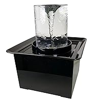 Algopix Similar Product 7 - Quox Creek Vortex Fountain Tabletop