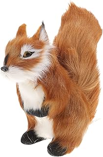 TOYANDONA Estatuetas De Animais De Pelúcia Esquilo De Simulação Para Crianças Animais Para Crianças Animal De Pelúcia Esquilo Guaxinim De Pelúcia Esquilo De Pelúcia Decoração De Jardim