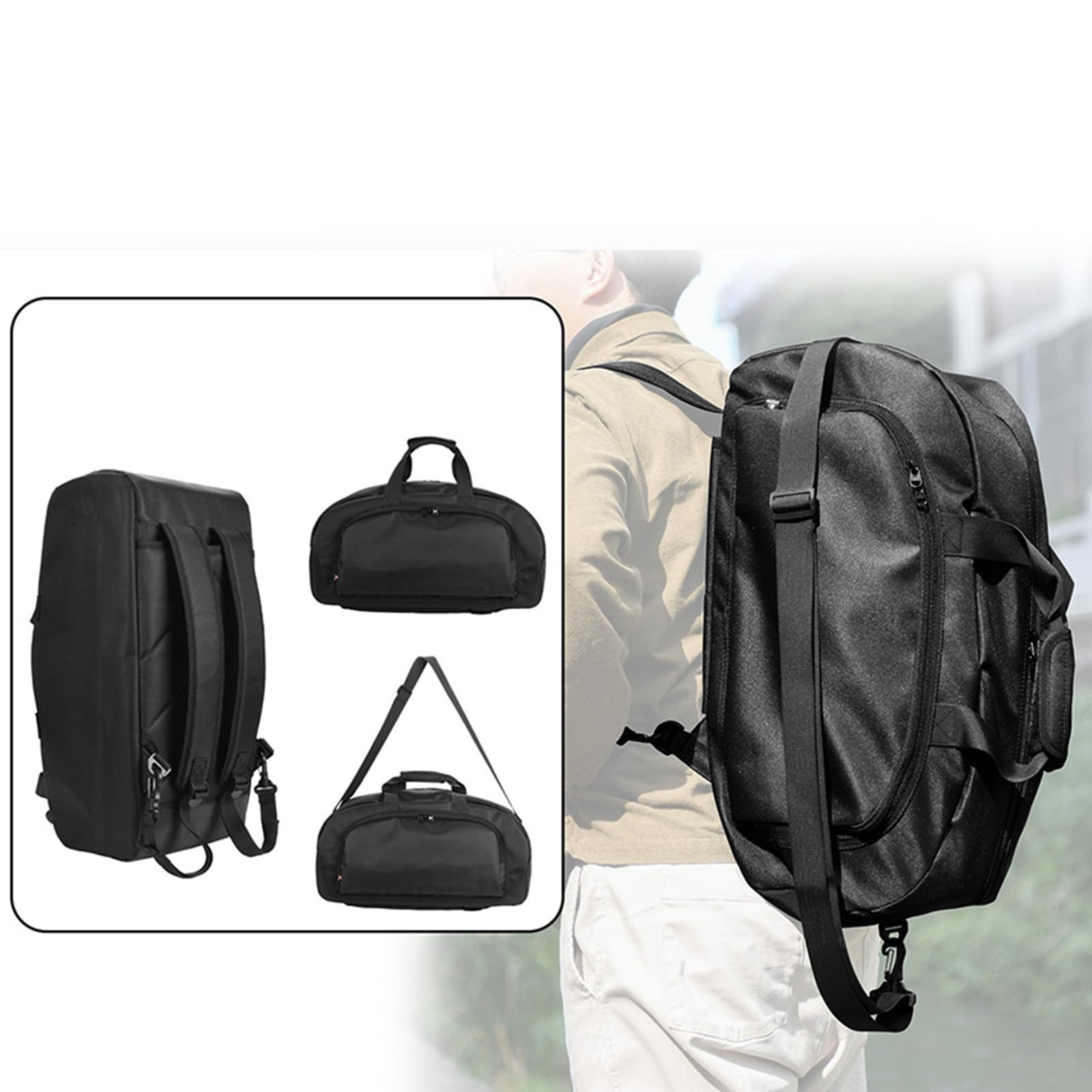 Zaino per altoparlante esterno per JBL Boombox 4, borsa da trasporto compatibile con JBL Boombox 3/2/1, borsa da viaggio portatile con tracolla