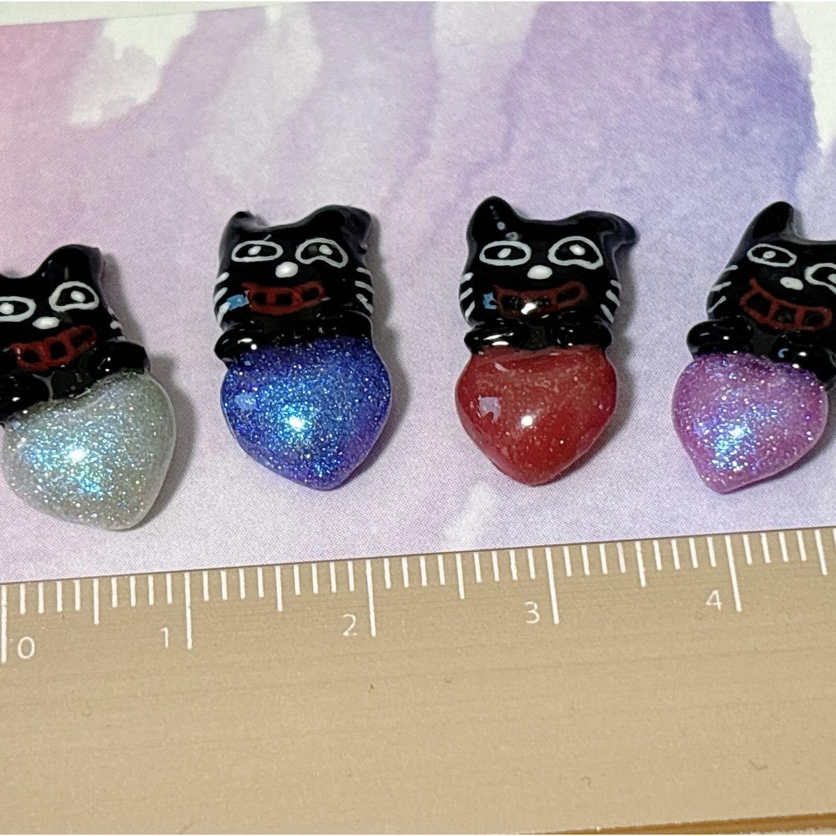 Amazon.co.jp: キヨ猫 ハート 3Dネイルパーツ : おもちゃ