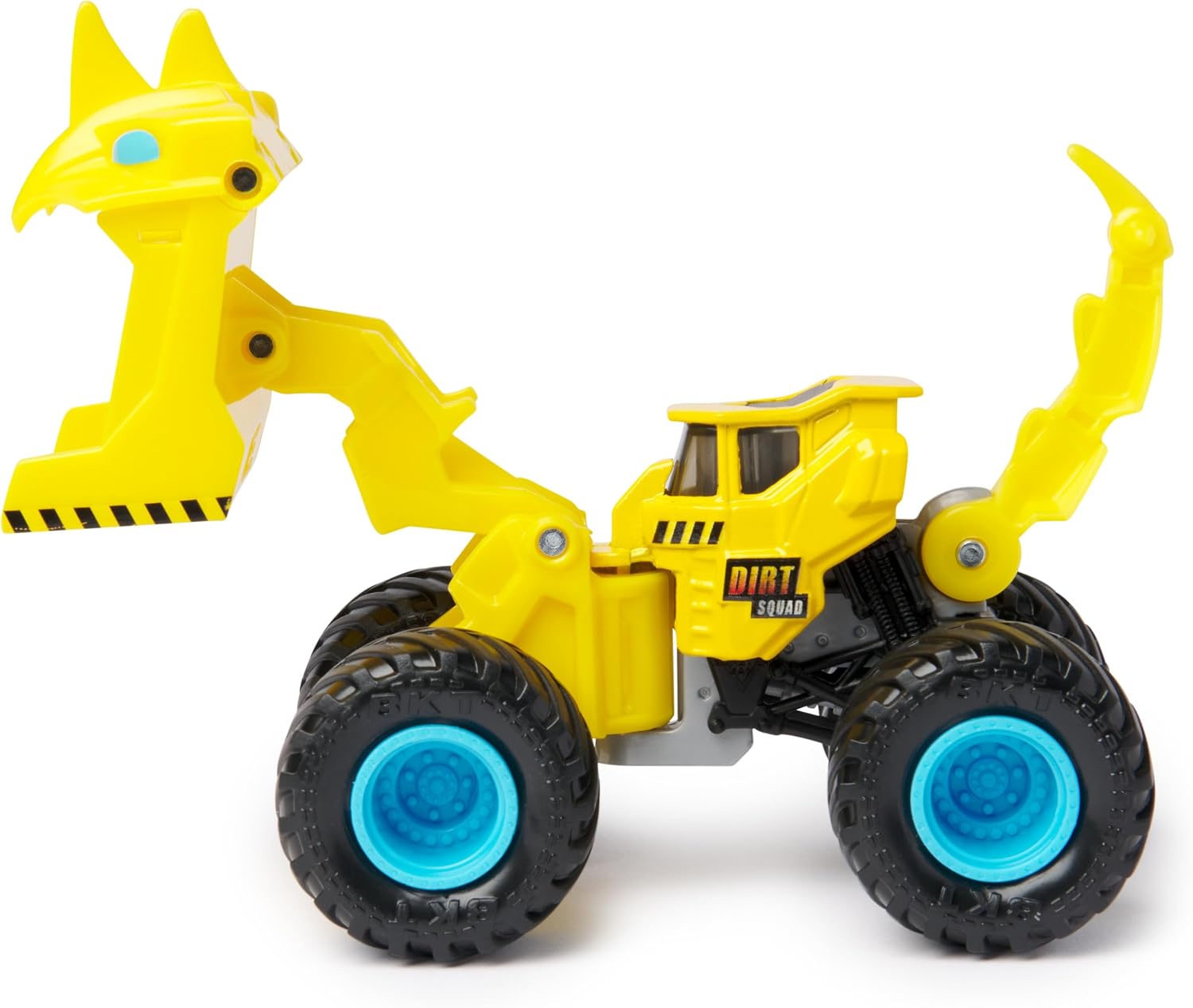 Monster Jam, Official Scoopz Dirt Squad Dump Truck Monster Truck with Moving Parts, 1:64 Scale Die-Cast Vehicle Toys for Boys 3+