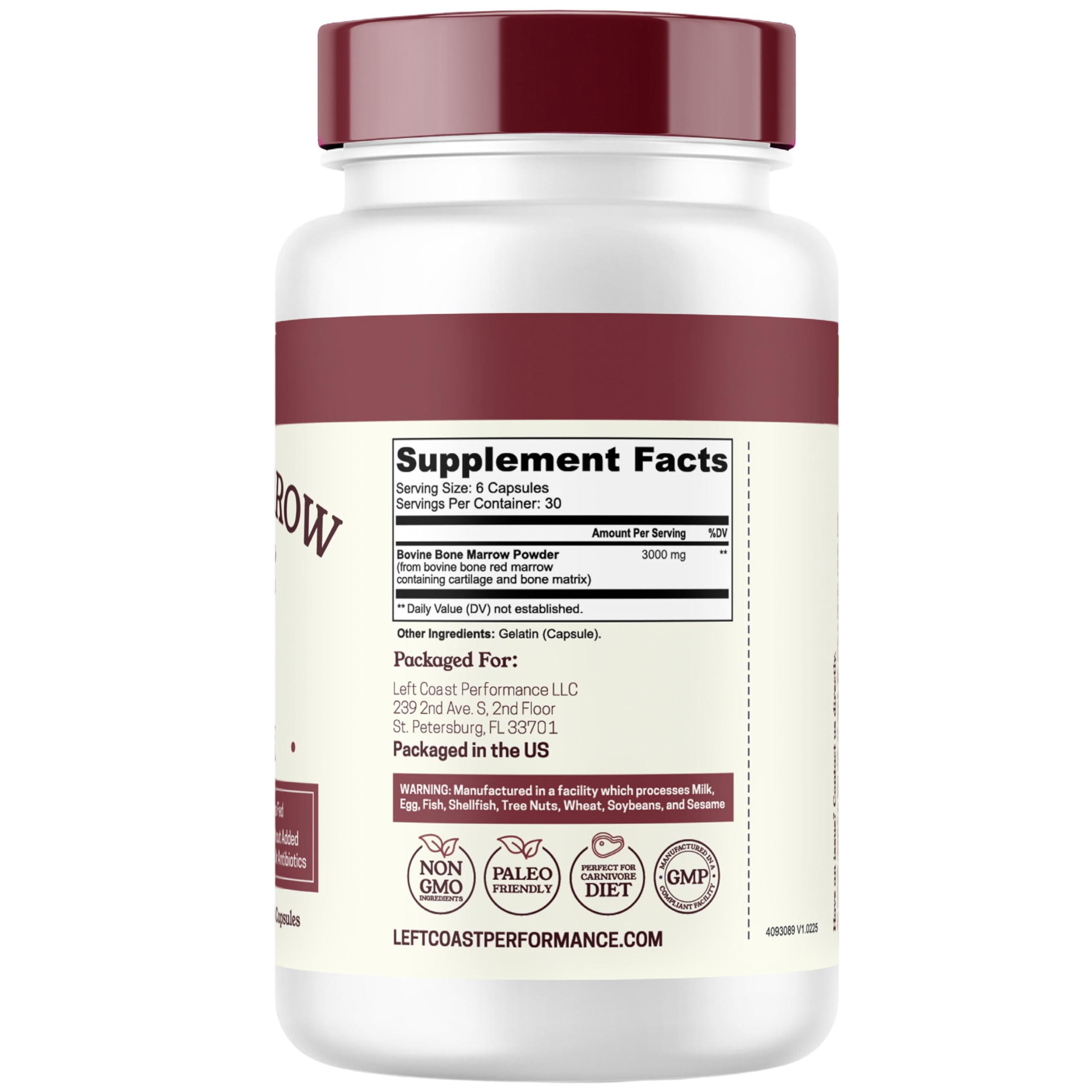 Bovine Bone Marrow Supplement, 180 Capsules — Amazon image 8