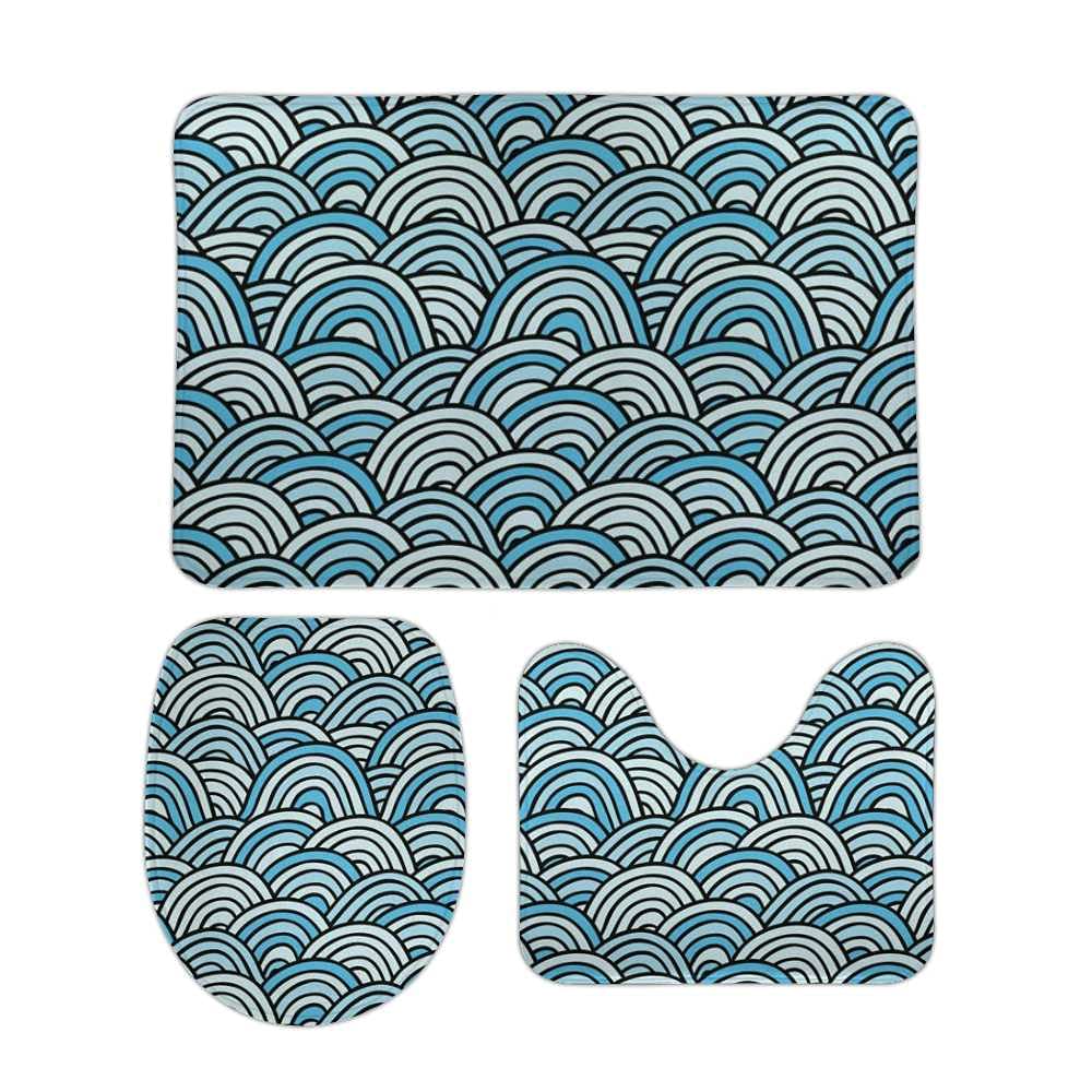 Tapis de salle de bain en mousse douce antidérapante pour éviter les sols glissants