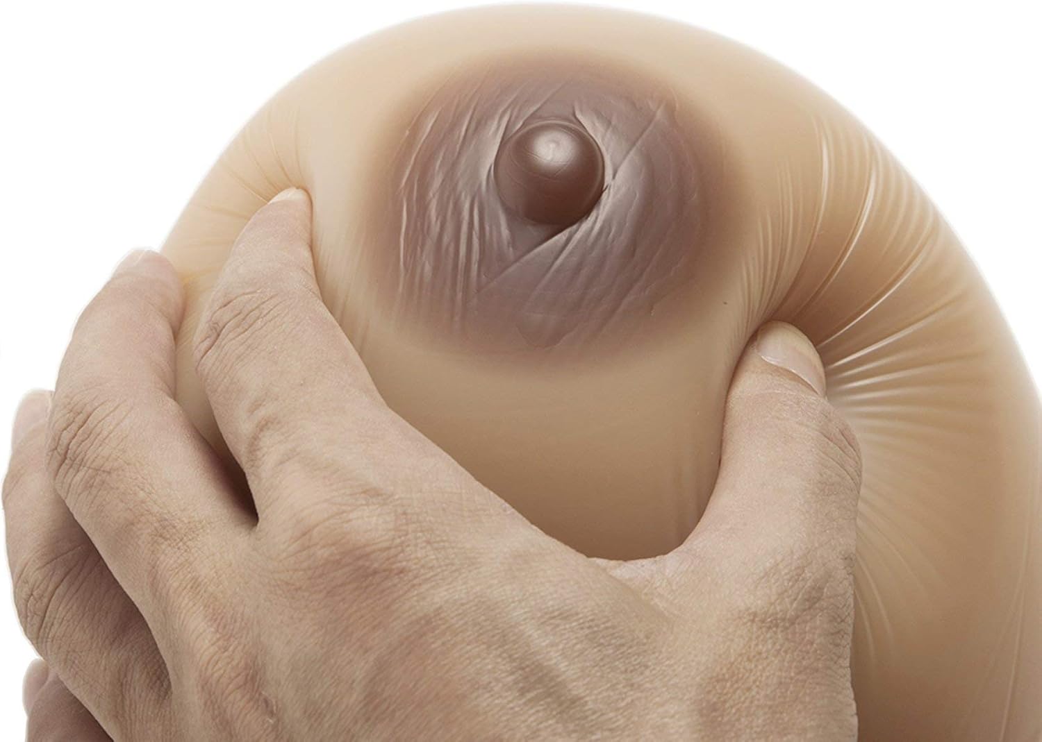 Brown Silicone Breast Forms - Enhancer Prosthesis for Crossdressers Mastectomy
